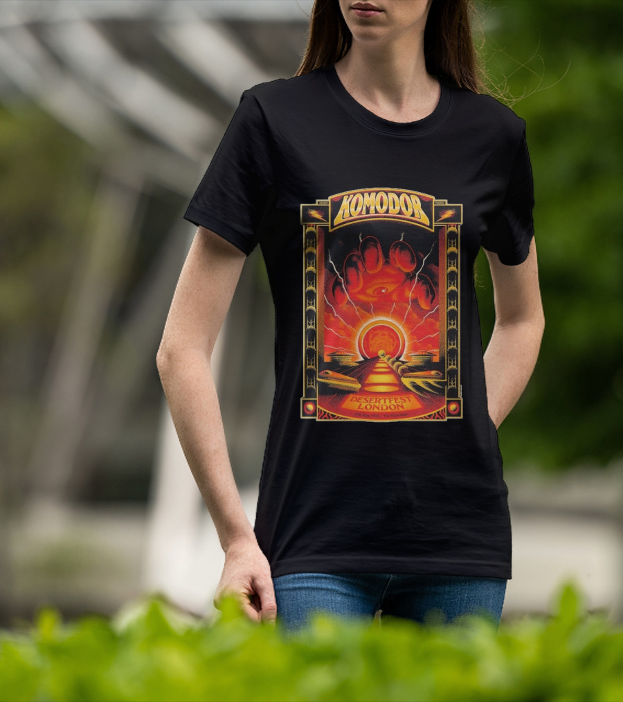 Komodor Desertfest London 5.17.2026 The Black Heart Event T-Shirt