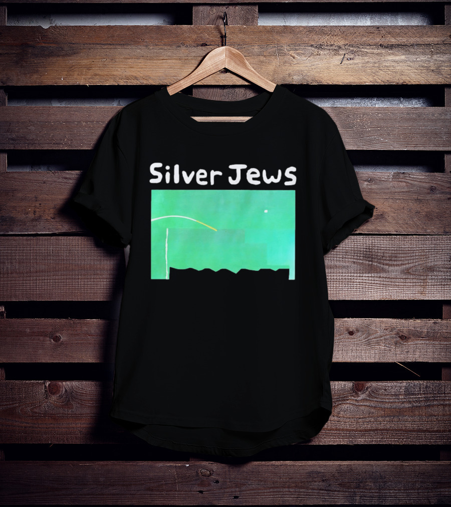 Silver Jews Green Abstract T-Shirt