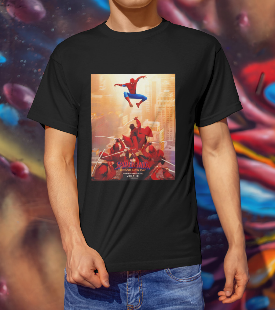 Spider Man Brand New Day Peter Vs The Hand Movie July 31 T-Shirt