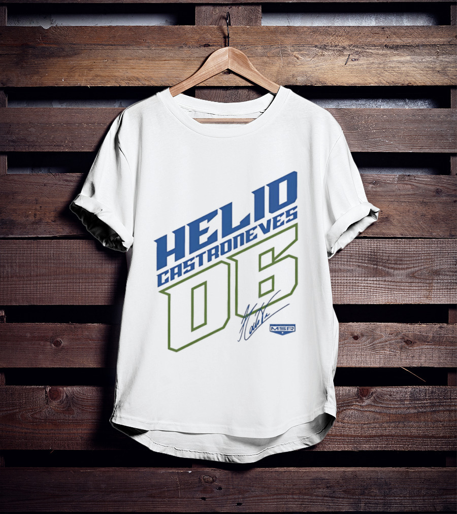 Meyer Shank Racing Helio Castroneves 06 Signature T-Shirt