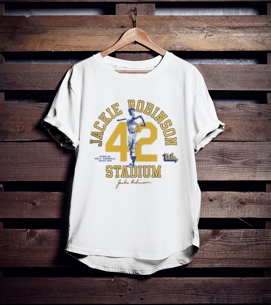 Jackie Robinson 42 Stadium UCLA Baseball Honor 2026 T-Shirt