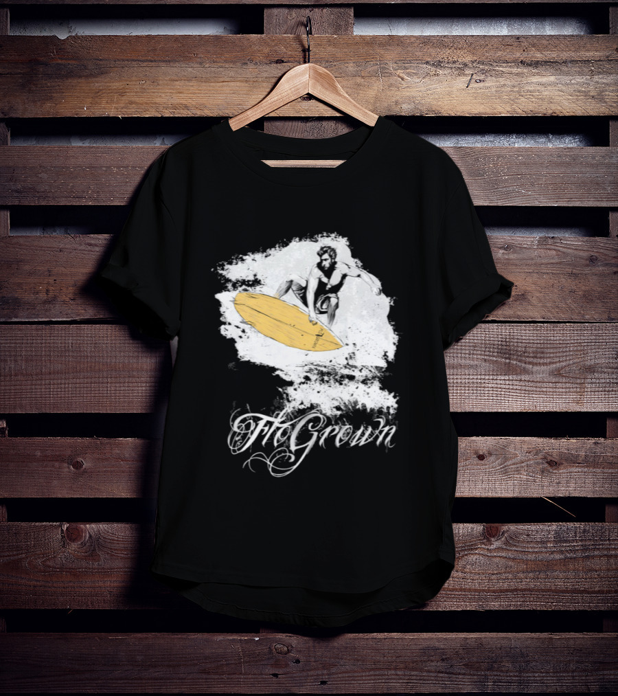 15 Year Anniversary Try My Wood Surfing My Growth T-Shirt