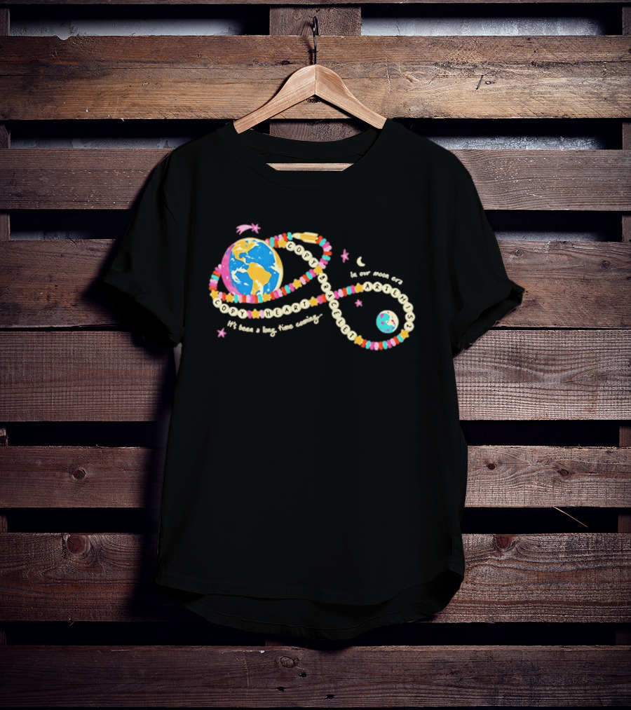 Copy Heart Copy Bracelet Artemis II NASA Mission It's Been A Long Road Coming T-Shirt