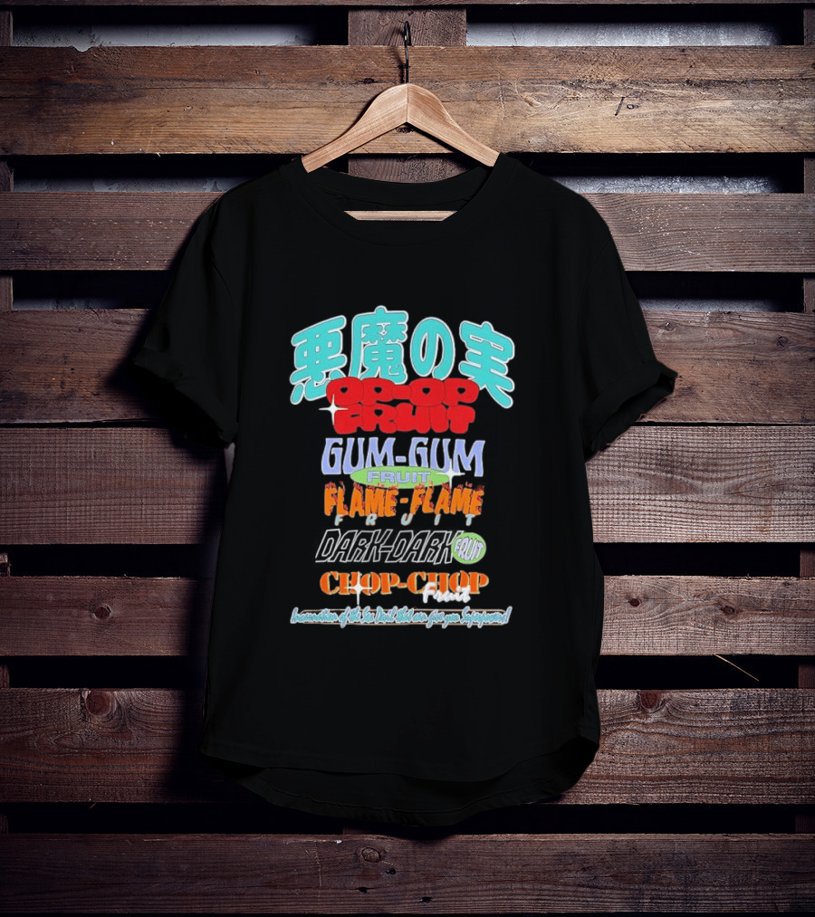 One Piece Devil Fruit Incarnation Of The Sea Devil That Can Give You Superpowers Anime T-Shirt