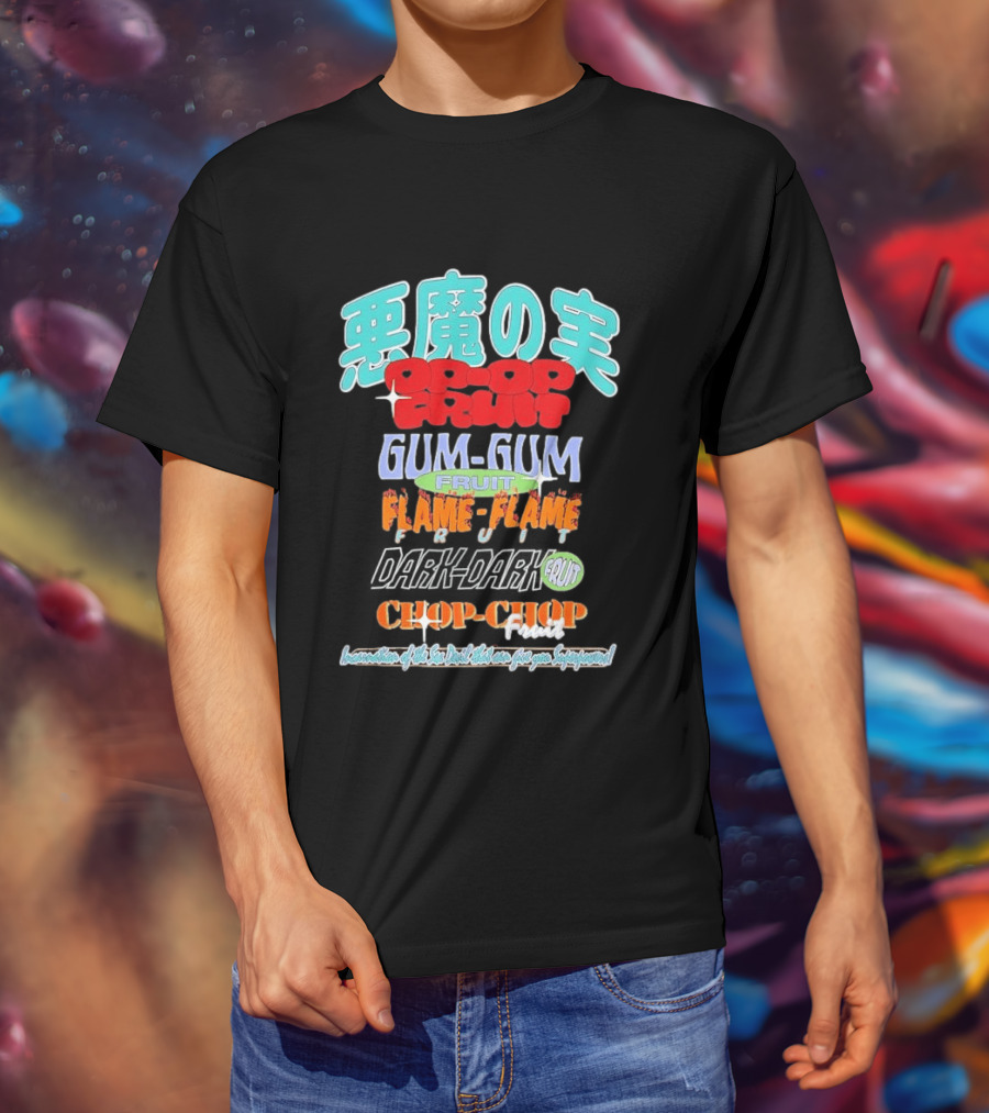 One Piece Devil Fruit Incarnation Of The Sea Devil That Can Give You Superpowers Anime T-Shirt