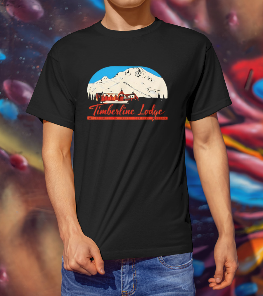 Timberline Lodge Mount Hood Ski Mountain Retreat Oregon T-Shirt