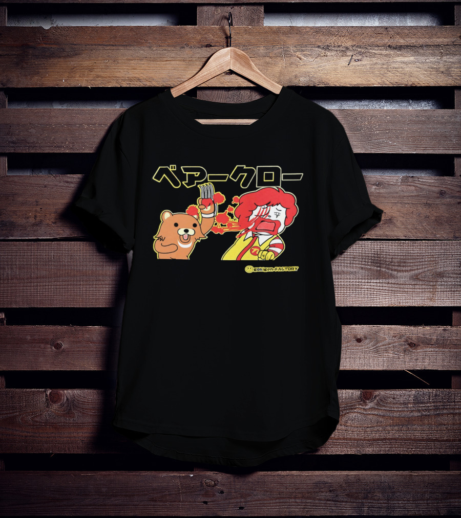 Gokigen Factory Bear Claw Ronald T-Shirt