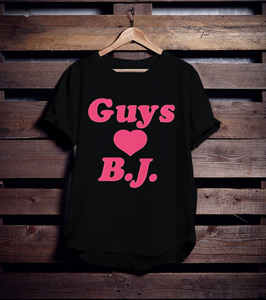 Guys Heart B.J. Pink T-Shirt