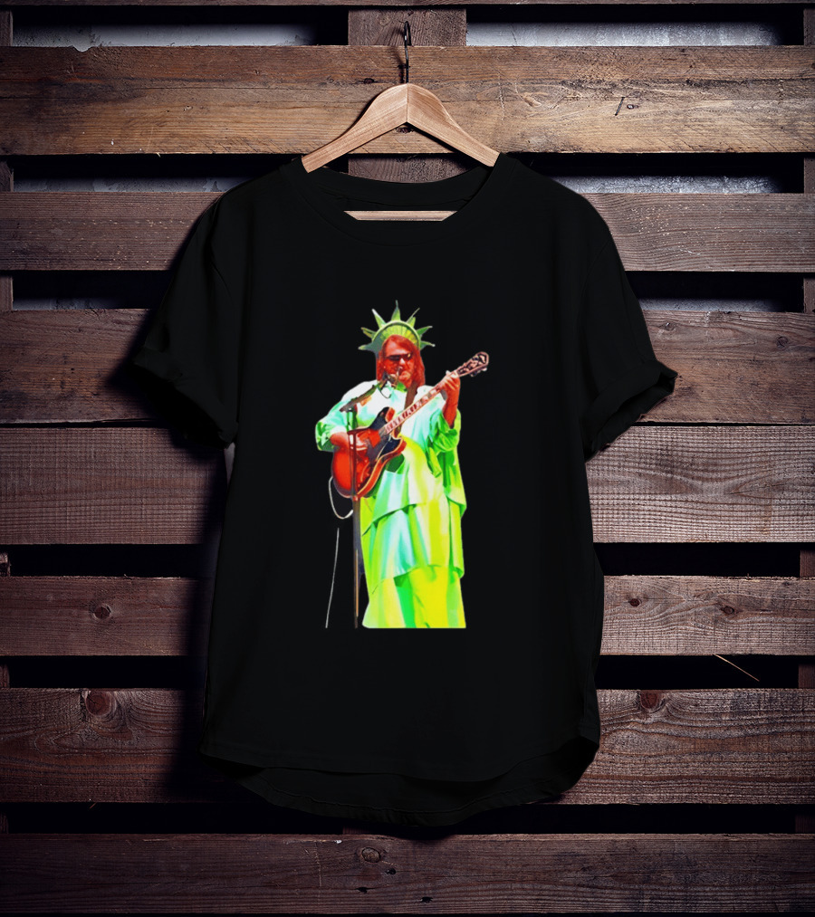Randy Crabtree Widespread Panic Statue Of Liberty Guitarist T-Shirt