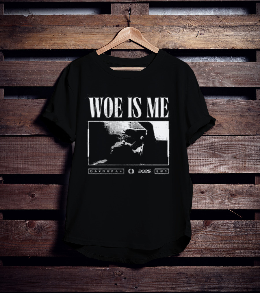 Woe Is Me Daybreak LP3 Album Cover T-Shirt