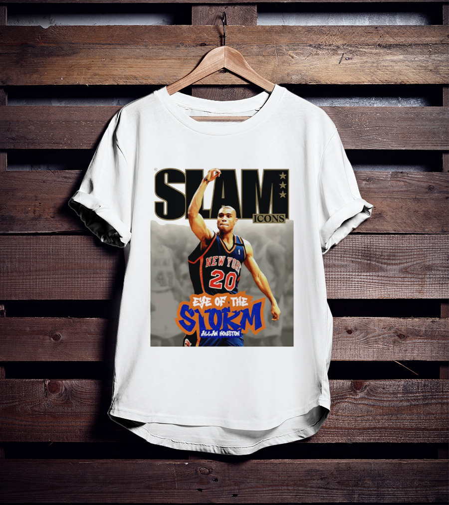 Slam Icons New York Knicks Allan Houston Eye Of The Storm T-Shirt