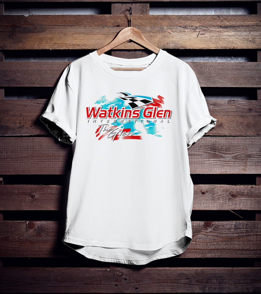 Watkins Glen International The Glen Racing Checkered Flag T-Shirt