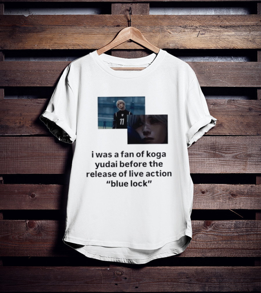 Koga Yudai Before Blue Lock Live Action Release Fan T-Shirt