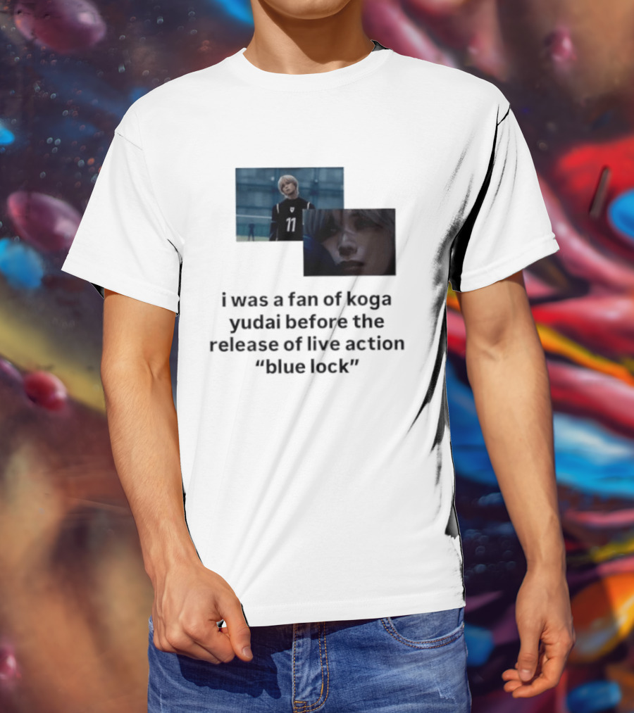 Koga Yudai Before Blue Lock Live Action Release Fan T-Shirt
