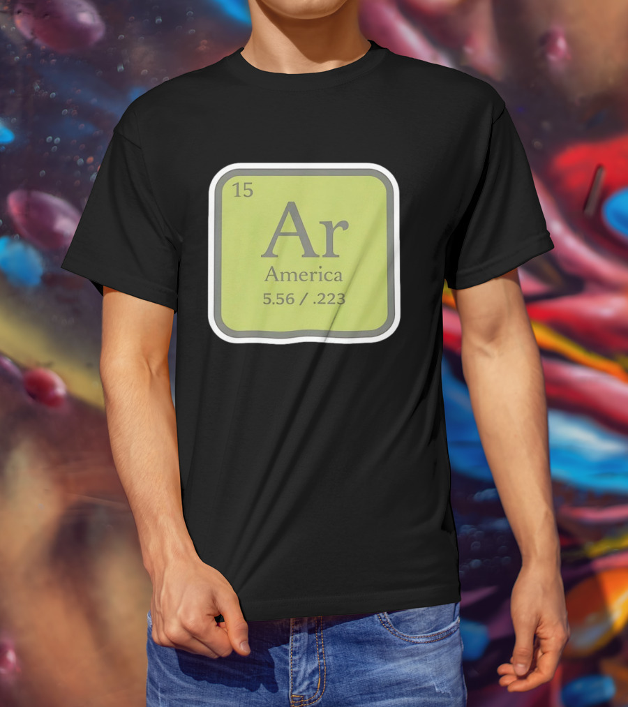 15 Ar America 5.56 .223 Ammo Element T-Shirt
