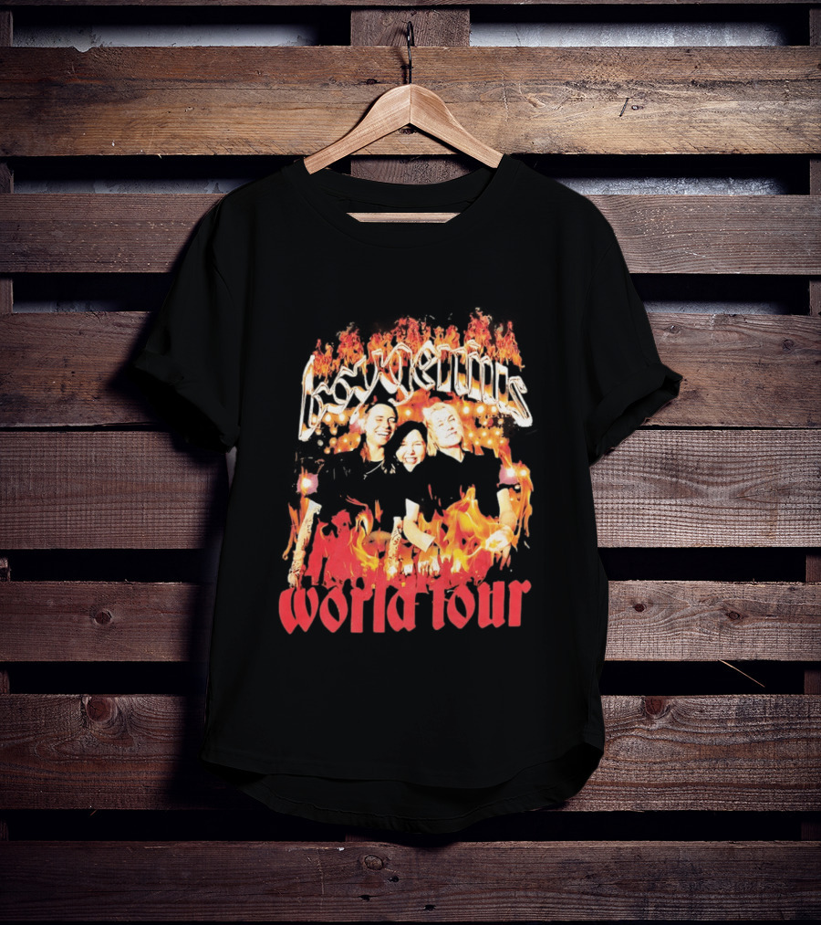 Boygenius World Tour Flaming Portraits T-Shirt