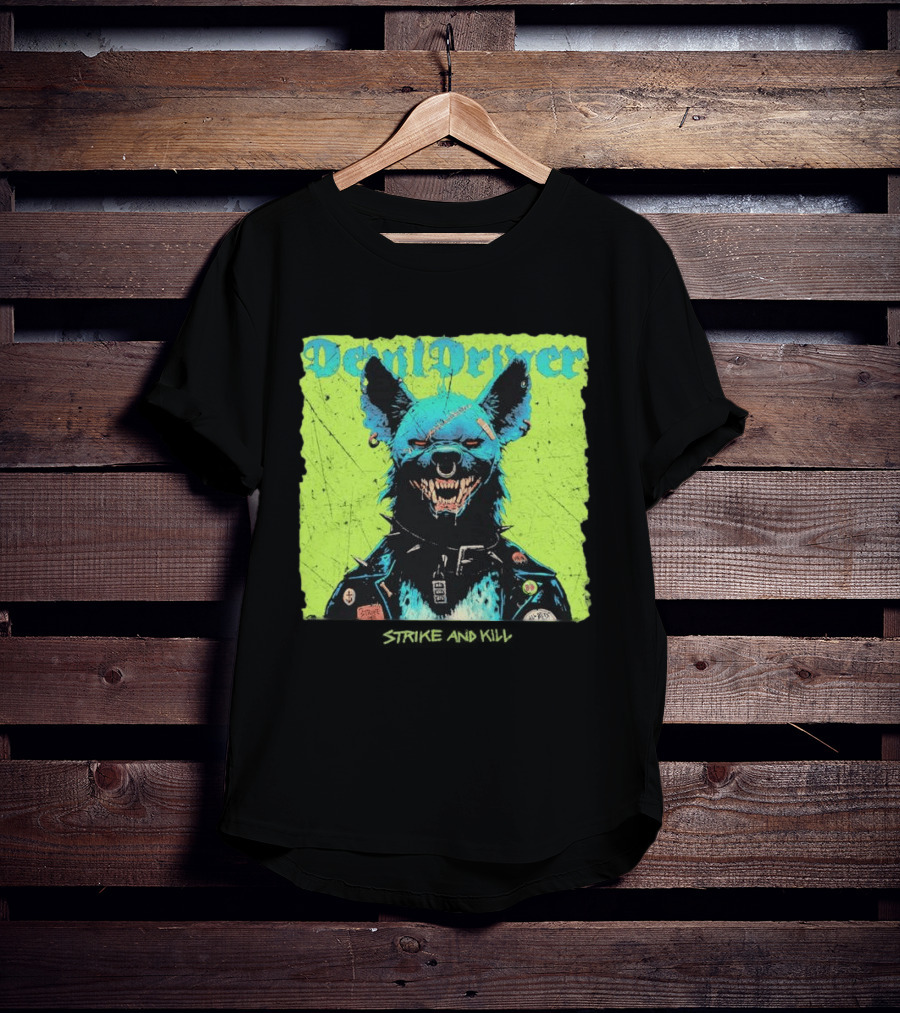 DevilDriver 2026 Strike And Kill Blue Canine With Punk Jacket T-Shirt