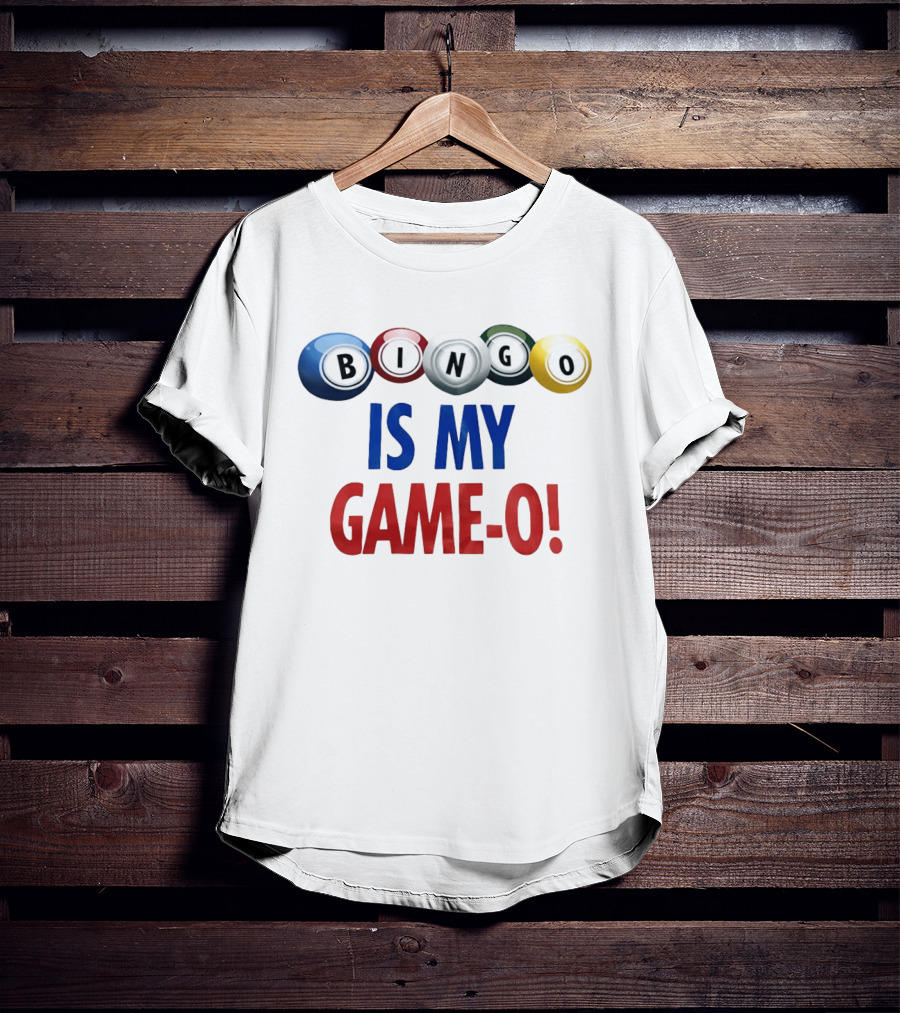 Bingo Is My Game O Billiard Balls Fun Playful T-Shirt