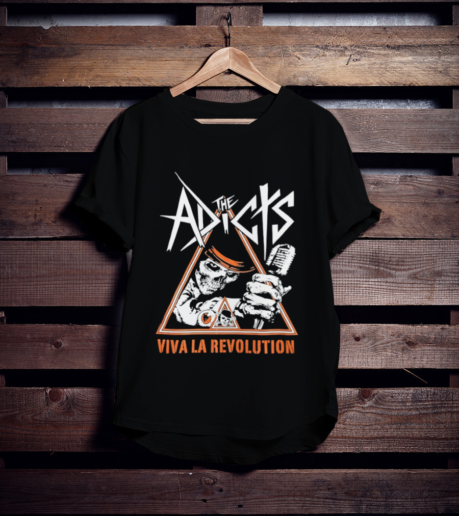 The Adicts Skeleton Viva La Revolution T-Shirt
