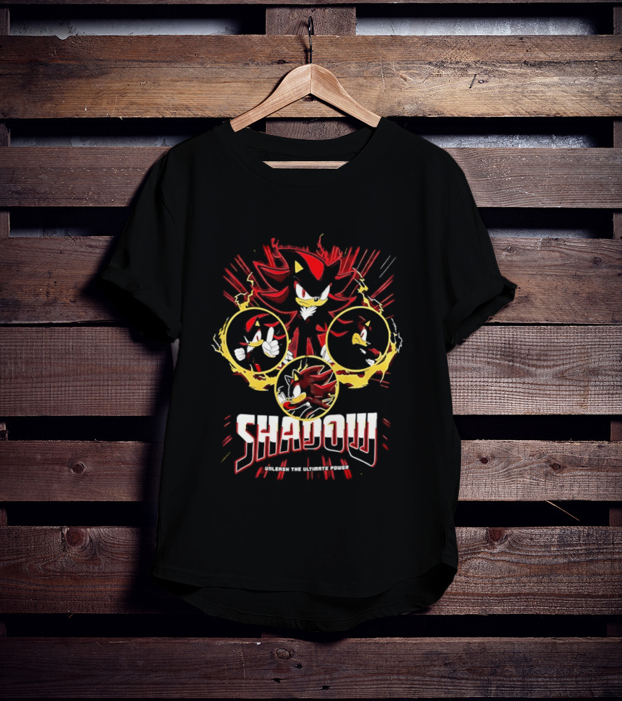 Shadow The Hedgehog Unleash The Ultimate Power T-Shirt
