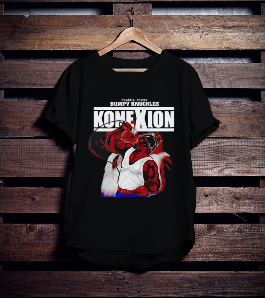 Freddie Foxxx Bumpy Knuckles Hip Hop Konexion Microphone Power T-Shirt