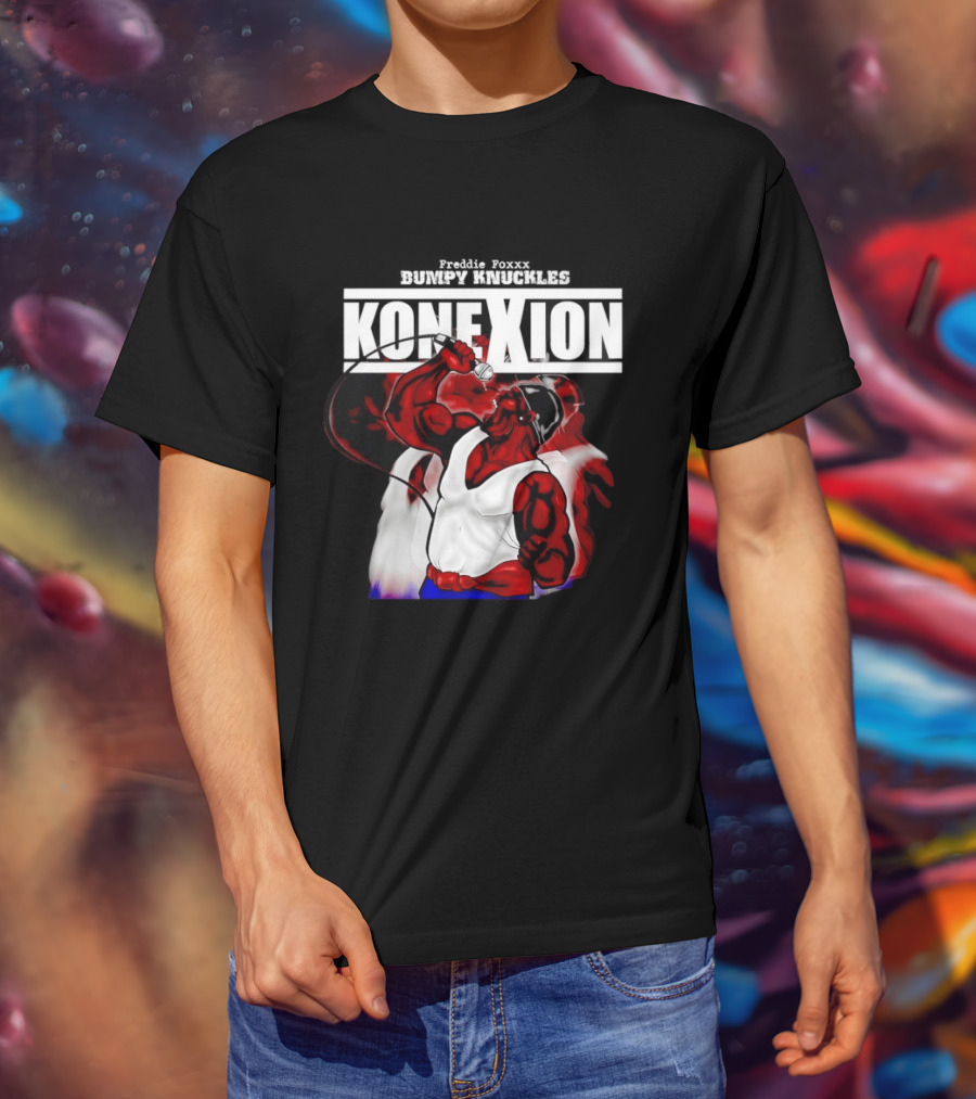 Freddie Foxxx Bumpy Knuckles Hip Hop Konexion Microphone Power T-Shirt