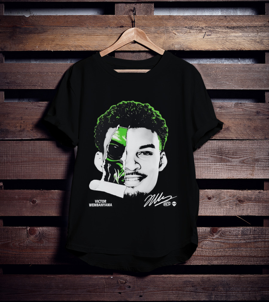 Victor Wembanyama Alien San Antonio Spurs Player Fusion T-Shirt