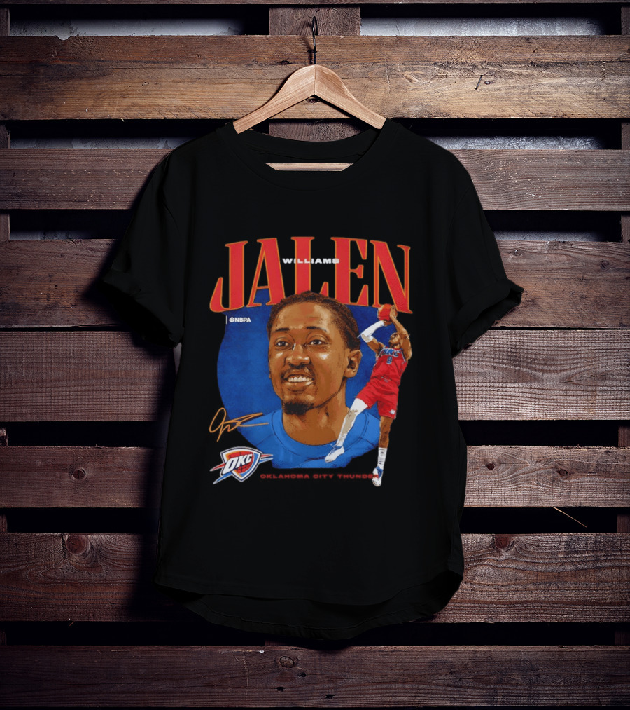 Jalen Williams Oklahoma City Thunder NBA OKC T-Shirt