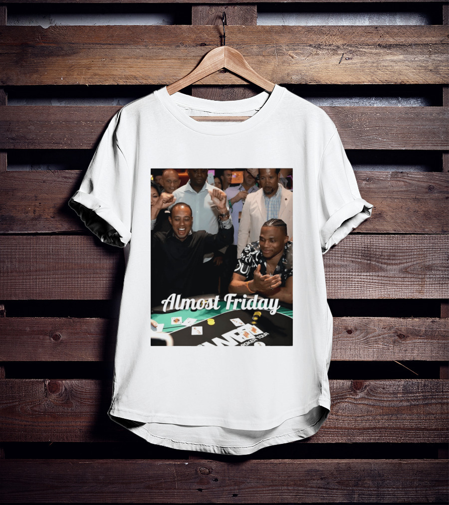Tiger Woods World Poker Tour Almost Friday Celebration T-Shirt