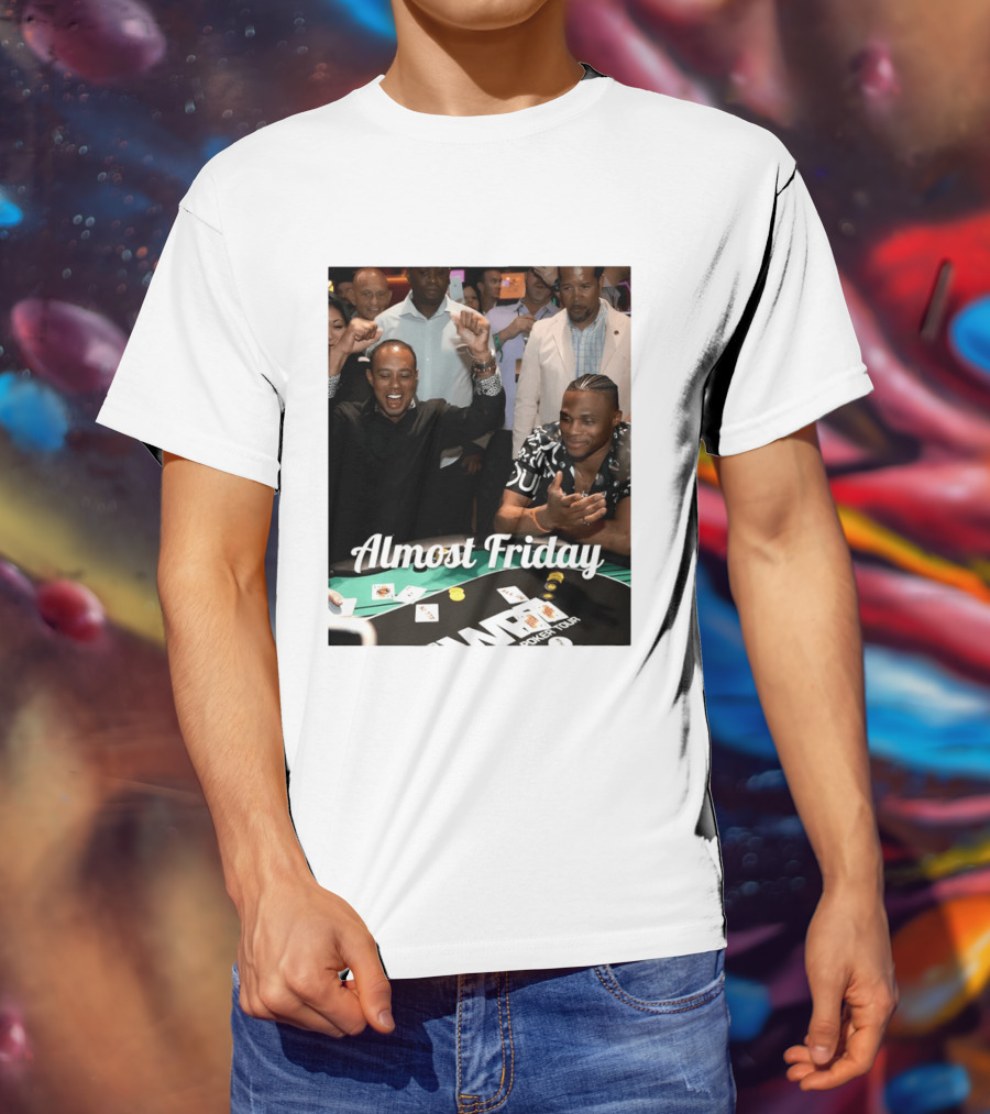Tiger Woods World Poker Tour Almost Friday Celebration T-Shirt