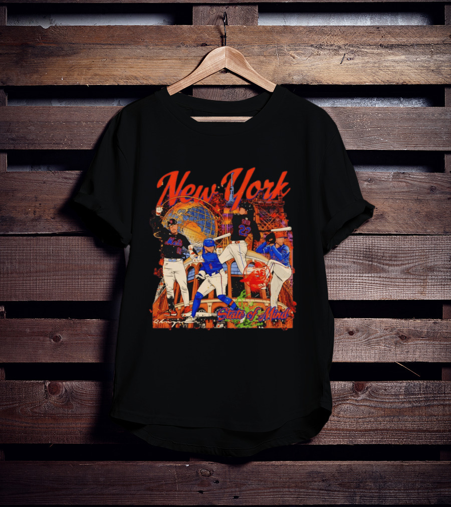 New York Mets Francisco Lindor Pete Alonso 16 12 State Of Mind T-Shirt