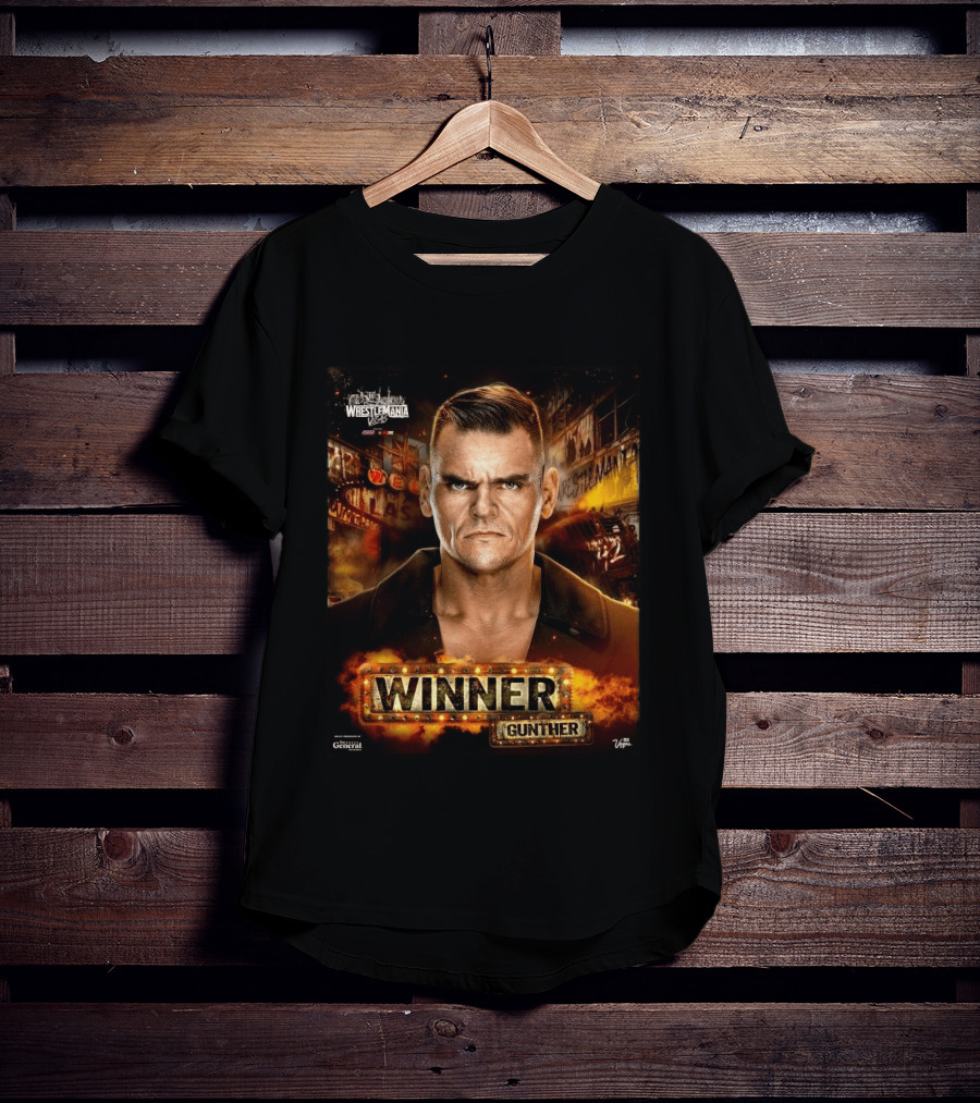 WWE WrestleMania 42 Winner Gunther Las Vegas 2026 T-Shirt