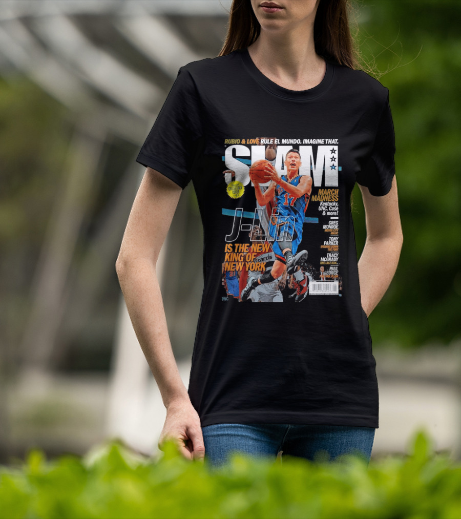 SLAM J Lin Is The New King Of New York Special Collectible Cover T-Shirt
