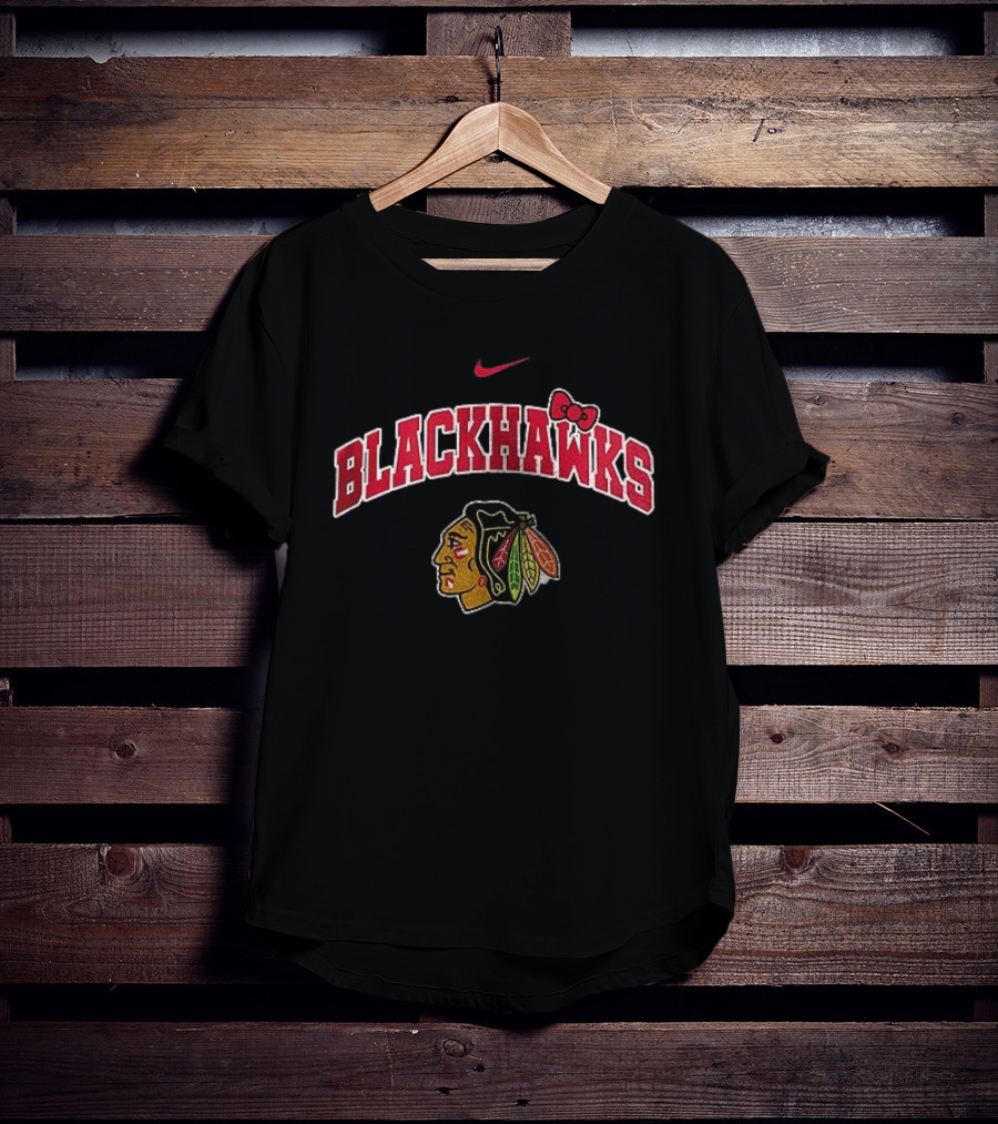 Nike Blackhawks Hello Kitty Collaboration T-Shirt