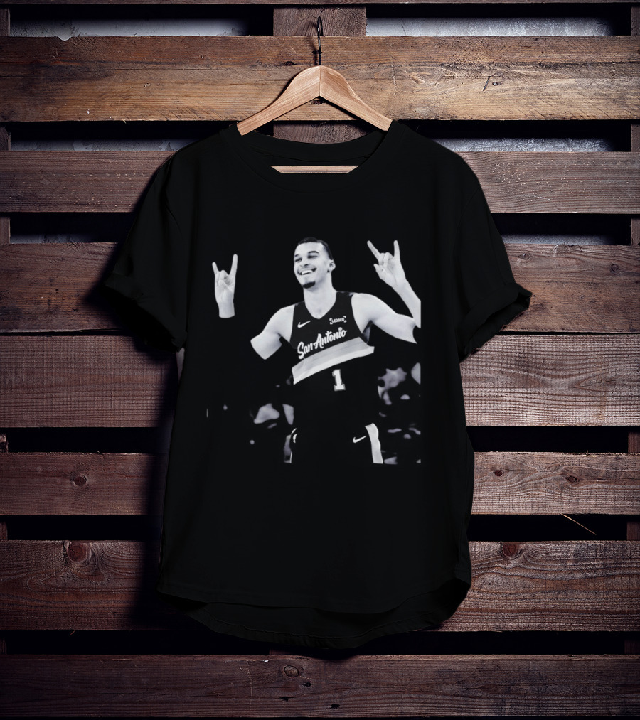 Victor Wembanyama San Antonio Spurs Hook 'em Horns University Of Texas NBA Longhorns T-Shirt