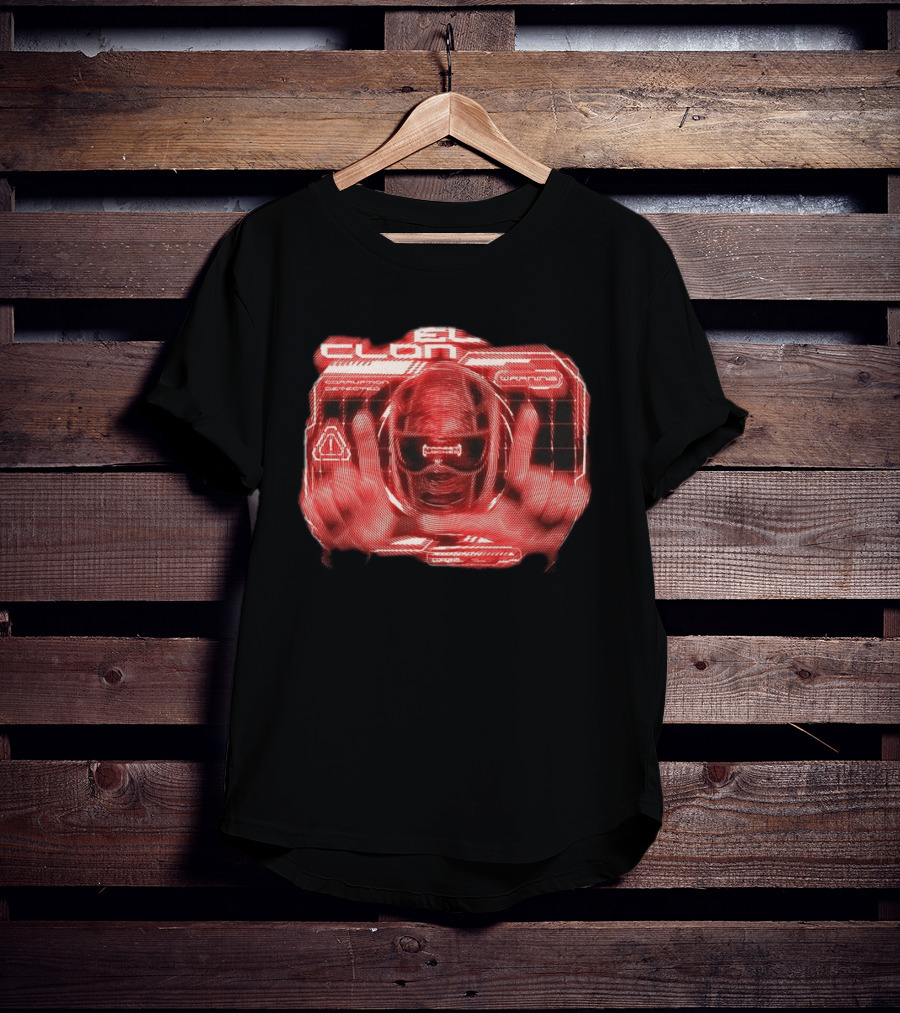El Clon Warning Corruption Detected Red Alert Image T-Shirt