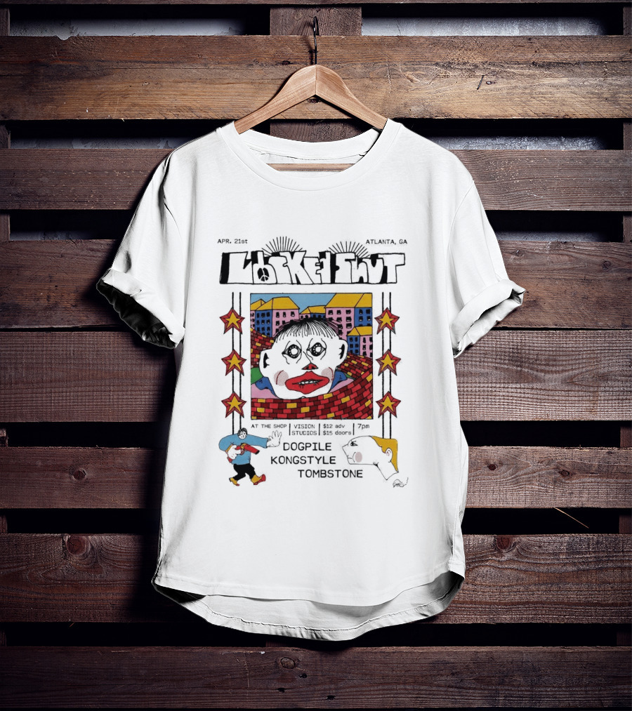 LOCKED SHUT Atlanta Apr 21 2026 DooPee Koncyste Tombstone Tour T-Shirt
