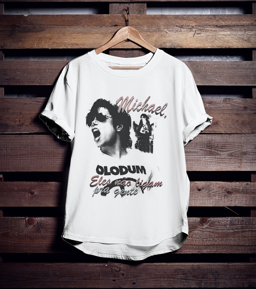 Michael Jacks King Of Pop 2026 Olodum Eles Nao Ligam Kra Gente T-Shirt