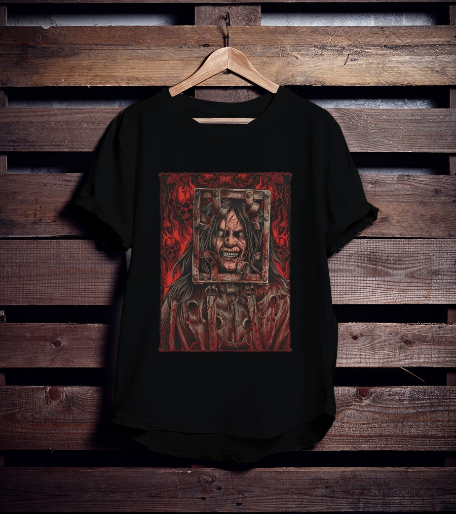 The Jackal Thir13en Ghosts 2001 Evil Soul Horror Movie Character Rugged T-Shirt