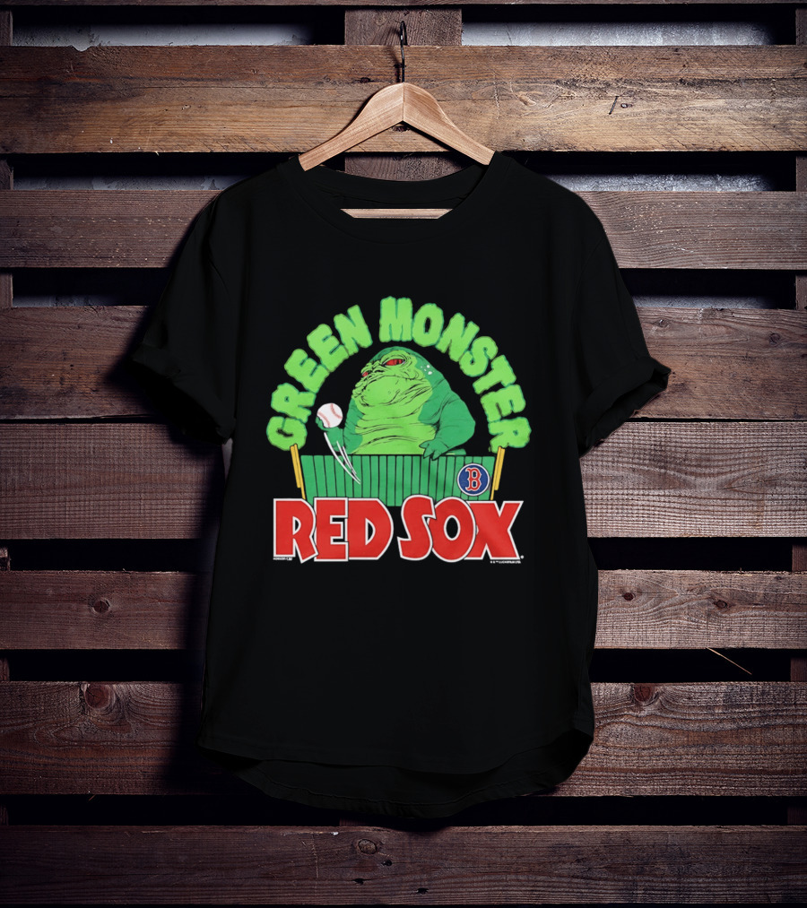 Boston Red Sox Green Monster Star Wars Hutt Baseball T-Shirt