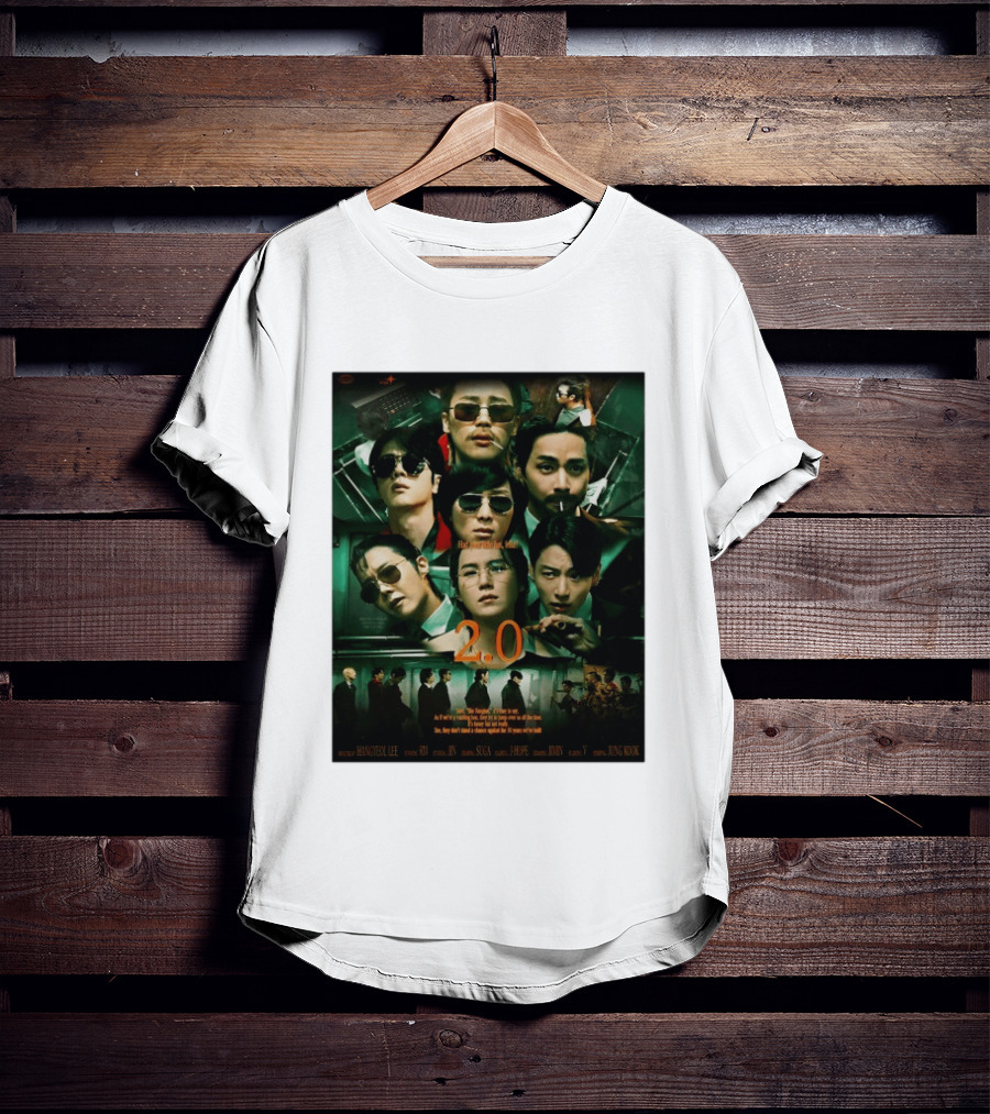 BTS 2.0 Arirang Tour 2026 Group RM Jin Suga J Hope Jimin V Jung Kook Hangseok Lee Jung Kook T-Shirt