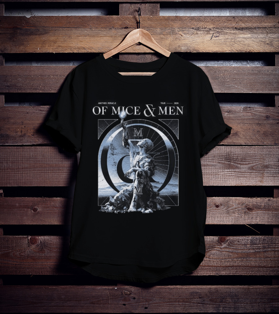 Of Mice & Men Another Miracle Tour 2026 Australia Dates And Locations T-Shirt