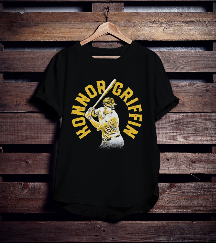 Pittsburgh Pirates Konnor Griffin Number 6 Baseball Swing T-Shirt