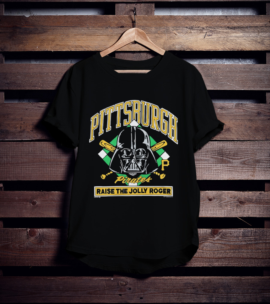 Pittsburgh Pirates Vader Raise The Jolly Roger Star Wars T-Shirt