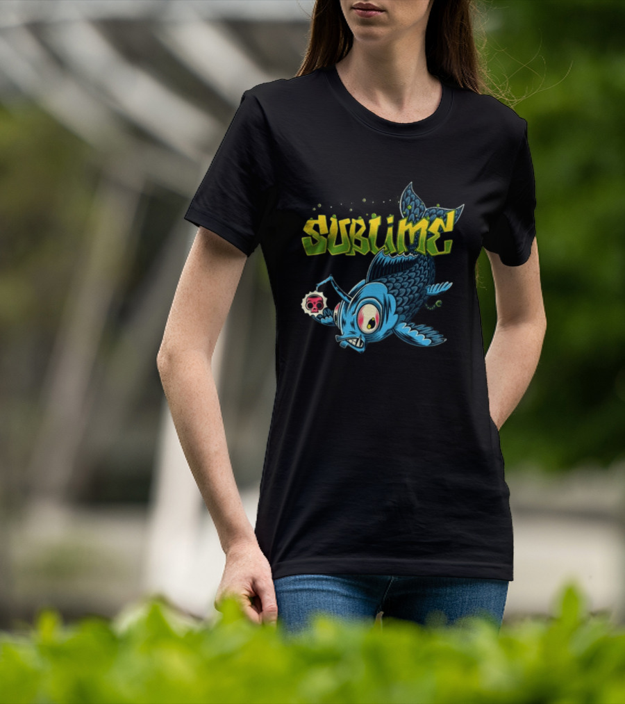 Sublime Red Rocks 2026 Exclusive Drop April 17th 18th 420 On The Rocks Angler Fish T-Shirt