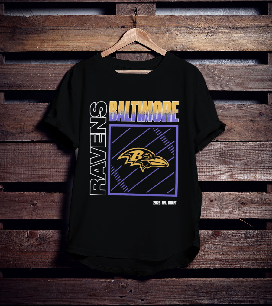 Baltimore Ravens NFL Draft 2026 T-Shirt