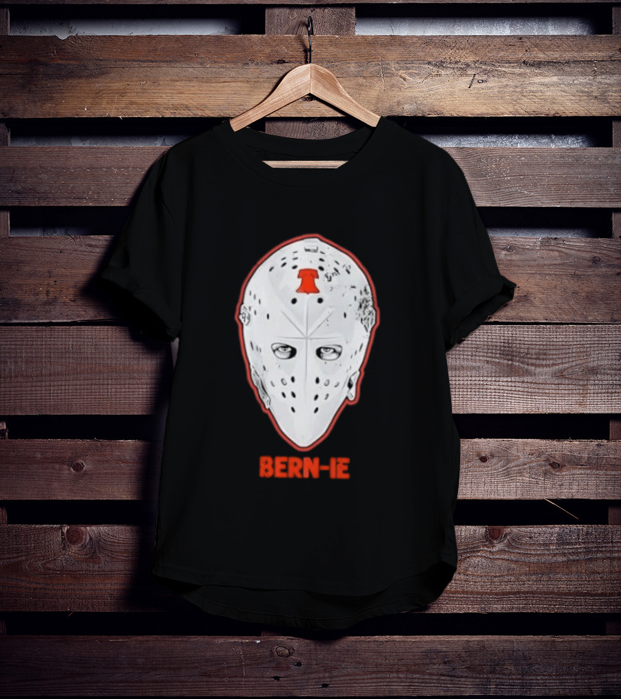 Bern Ie Philadelphia Hockey Liberty Bell Goalie Mask T-Shirt