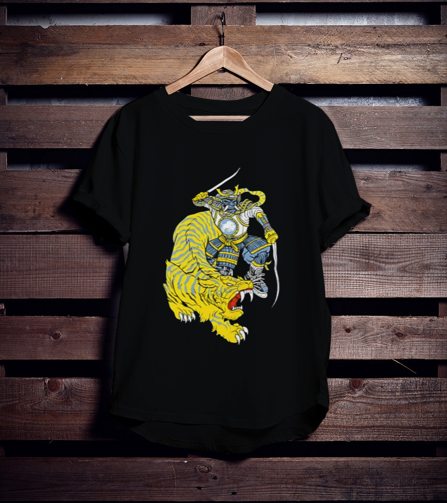 Buffalo Sabres Knight Battling Fierce Sabretooth Tiger T-Shirt