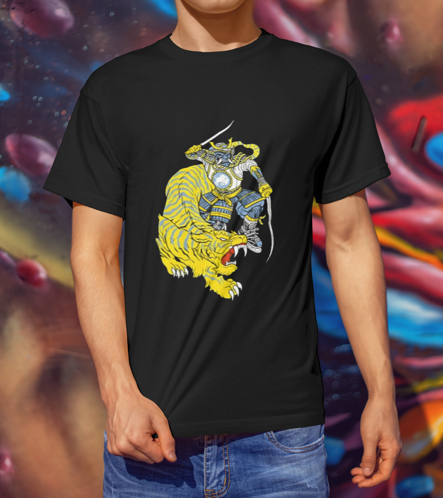 Buffalo Sabres Knight Battling Fierce Sabretooth Tiger T-Shirt