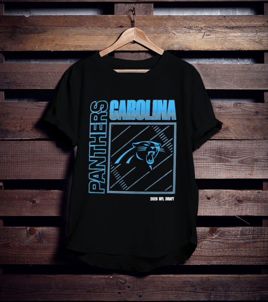 Carolina Panthers 2026 NFL Draft T-Shirt